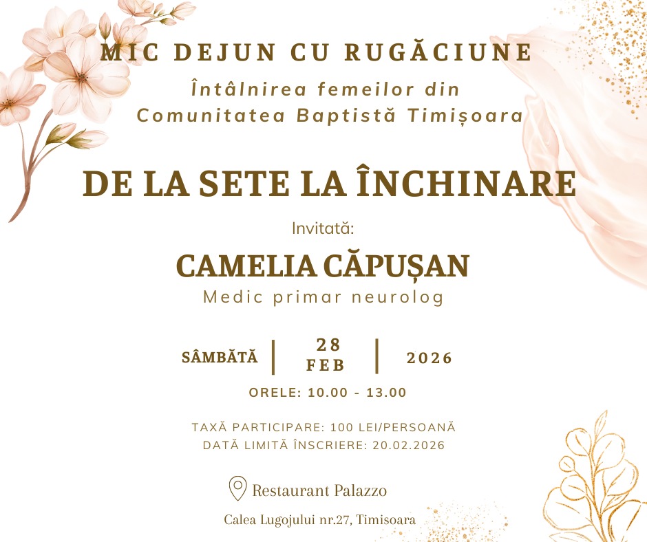 VIDEO – Mic dejun cu rugăciune ediția 2026